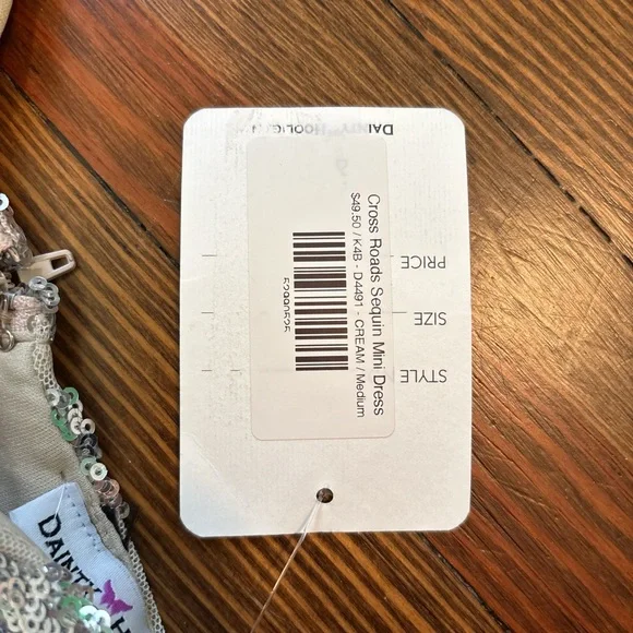 Dainty Hooligan Cross Roads Sequin Mini Dress color - Picture 5 of 6